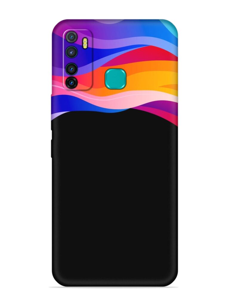 Vertical Abstract Soft Silicone Case for Infinix Hot 9 Zapvi