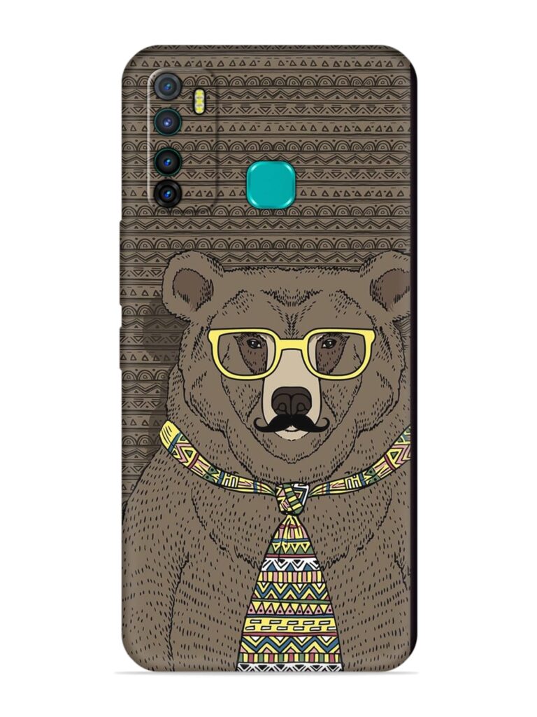 Grizzly Bear Soft Silicone Case for Infinix Hot 9 Zapvi