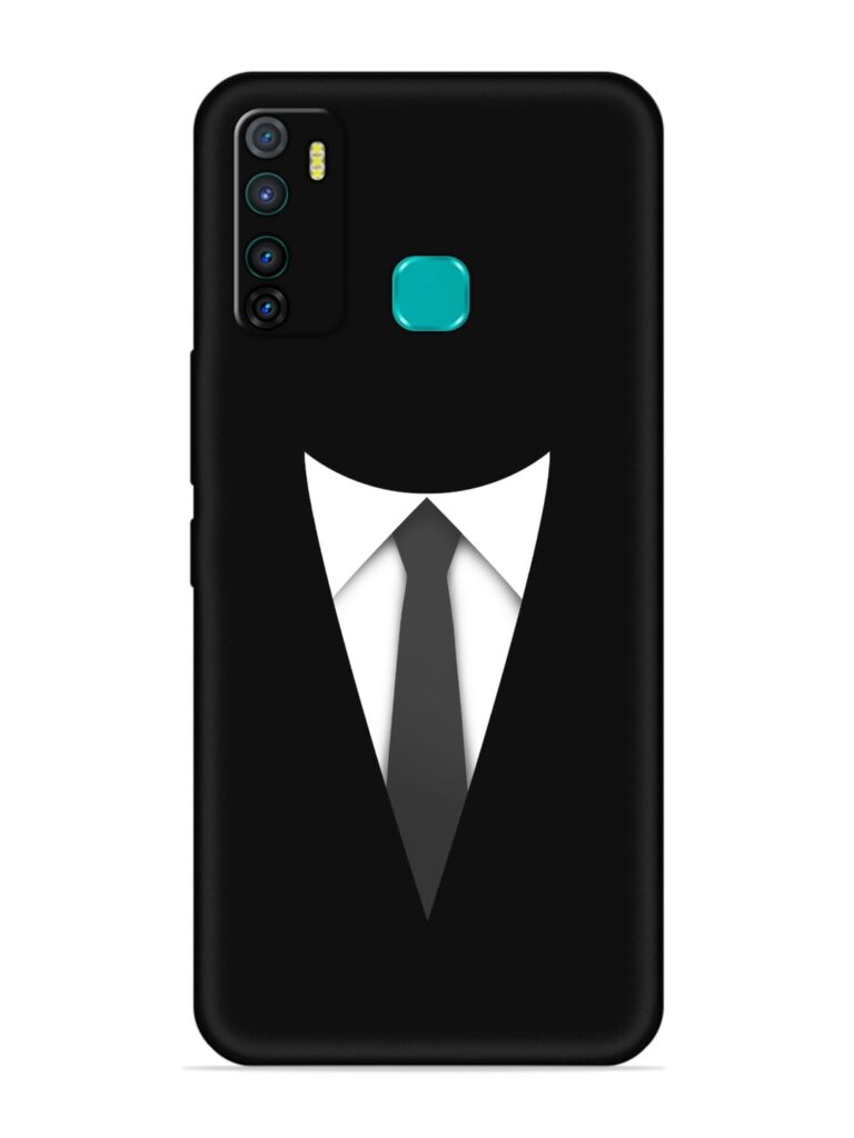 Dark Suit Soft Silicone Case for Infinix Hot 9 Pro Zapvi