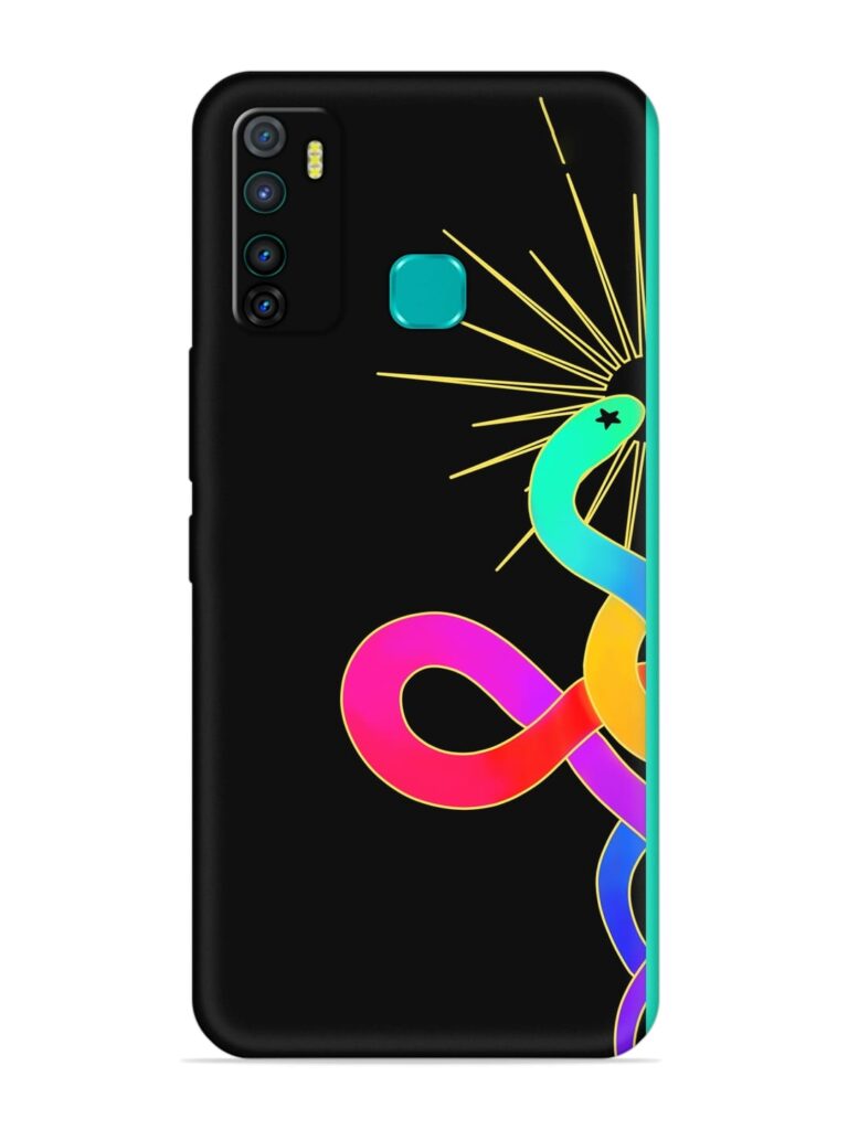 Art Geometric Abstraction Soft Silicone Case for Infinix Hot 9 Pro Zapvi