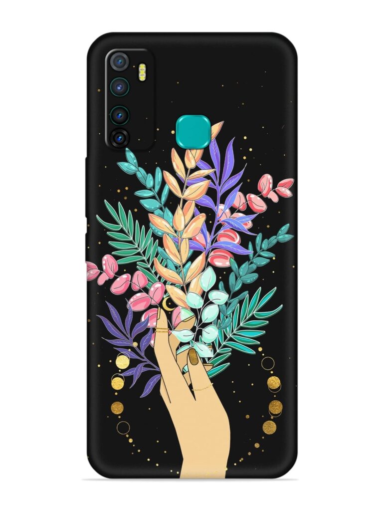 Just Flora Ii Soft Silicone Case for Infinix Hot 9 Pro Zapvi