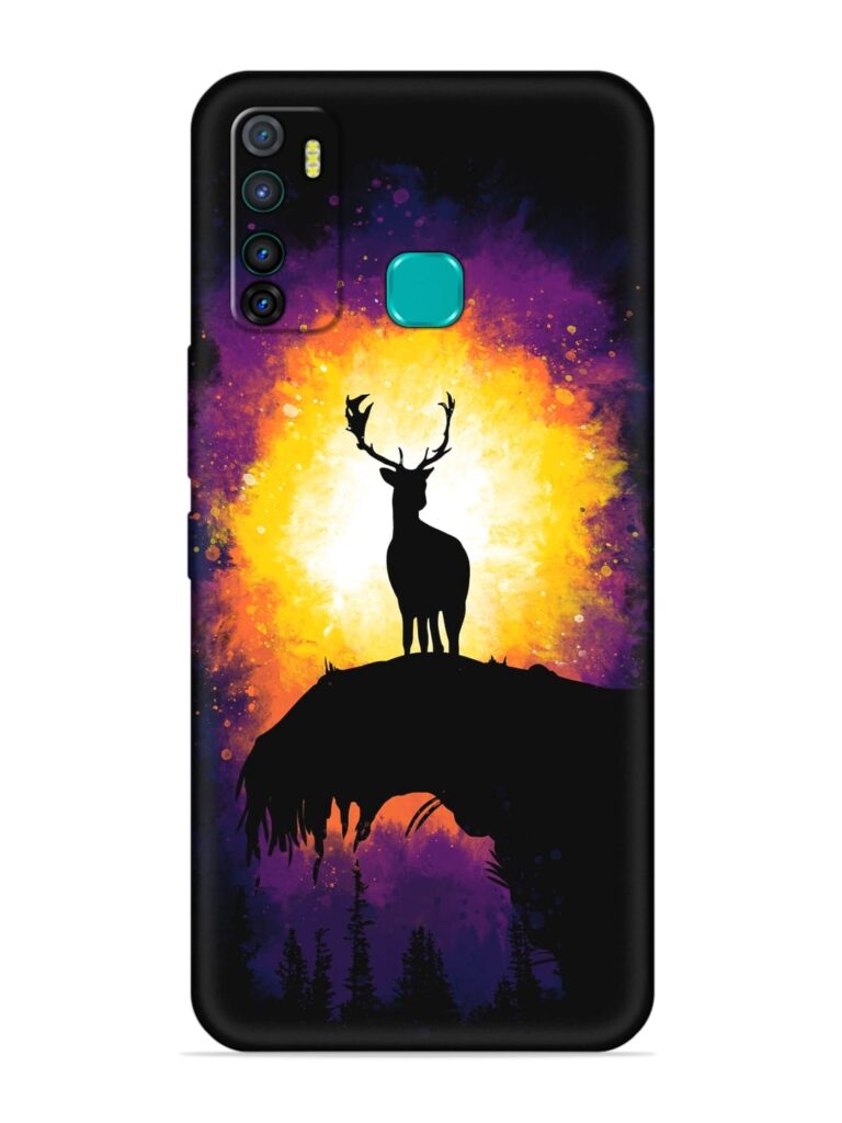 Elk Animal Art Soft Silicone Case for Infinix Hot 9 Pro Zapvi