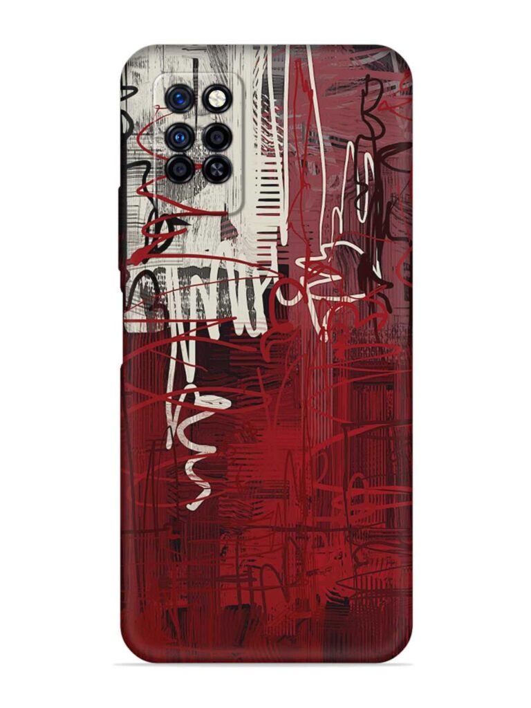 Abstract Background Art Soft Silicone Case for Infinix Note 10 Pro Zapvi