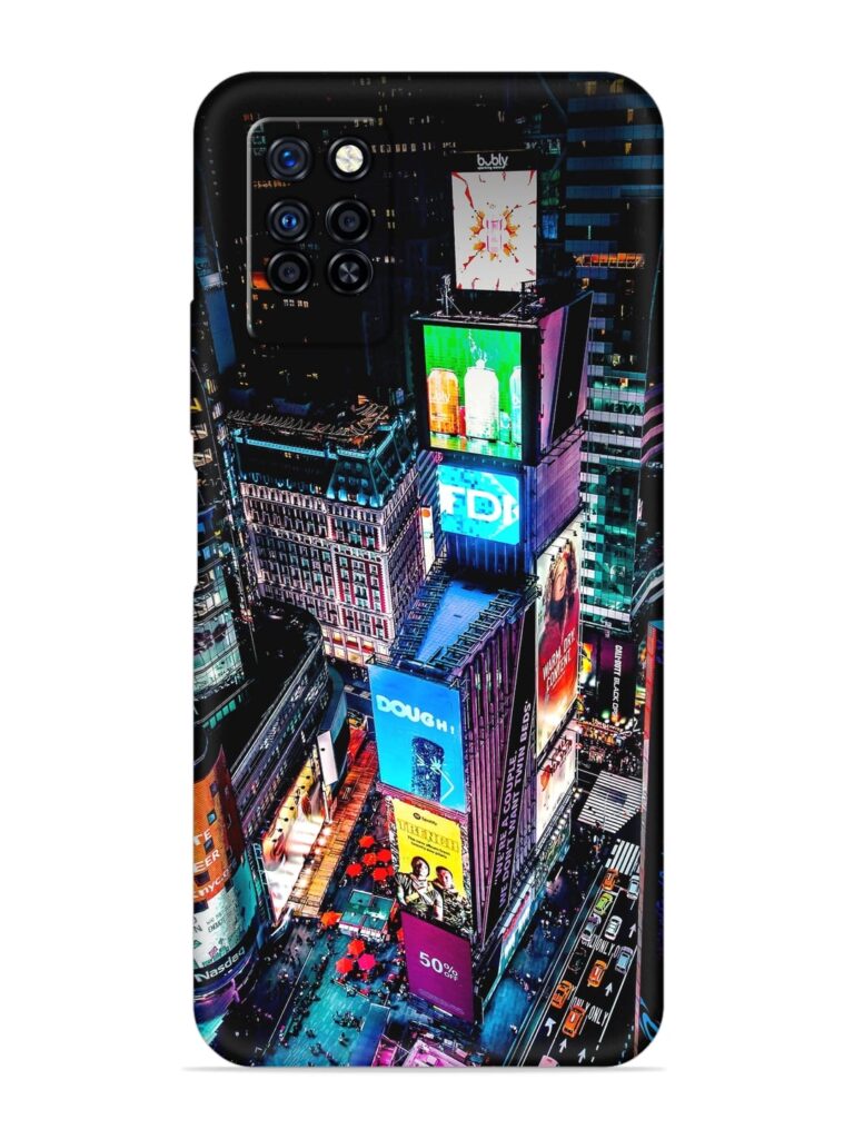 Times Square Soft Silicone Case for Infinix Note 10 Pro Zapvi