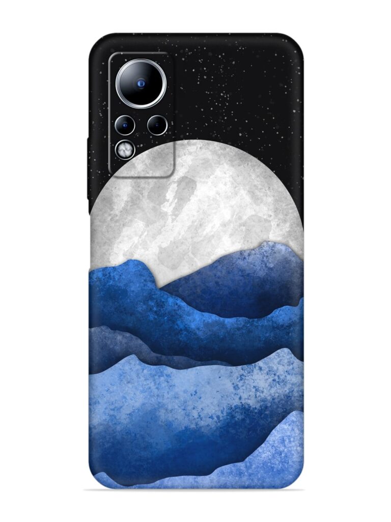 Full Moon Mountain Vector Soft Silicone Case for Infinix Note 12 Zapvi