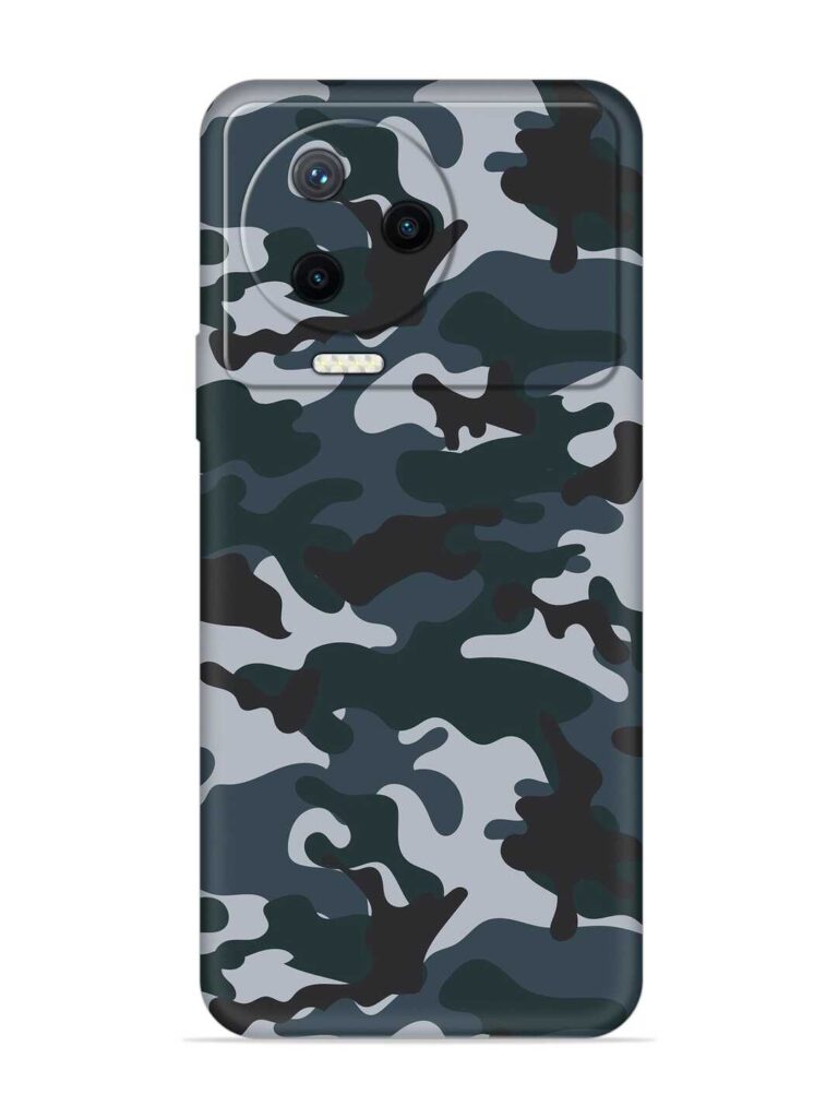 Dark Blue Army Military Art Soft Silicone Case for Infinix Note 12 Pro (4G) Zapvi