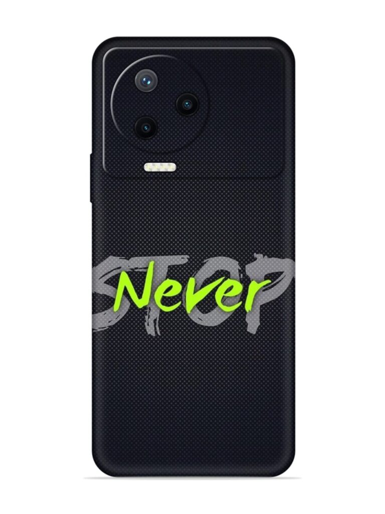 Never Stop Soft Silicone Case for Infinix Note 12 Pro (4G) Zapvi
