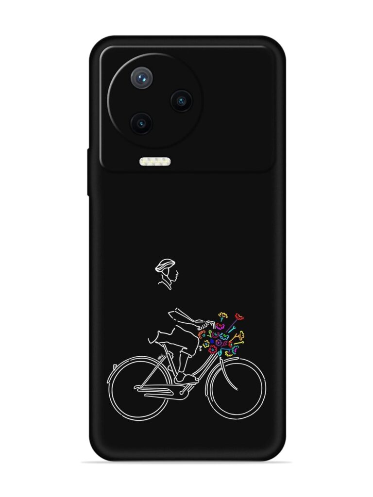 Minimalist Cycle Art Soft Silicone Case for Infinix Note 12 Pro (4G) Zapvi
