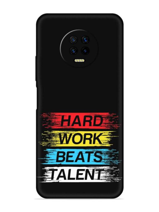 Hard Work Beats Soft Silicone Case for Infinix Note 7 Zapvi