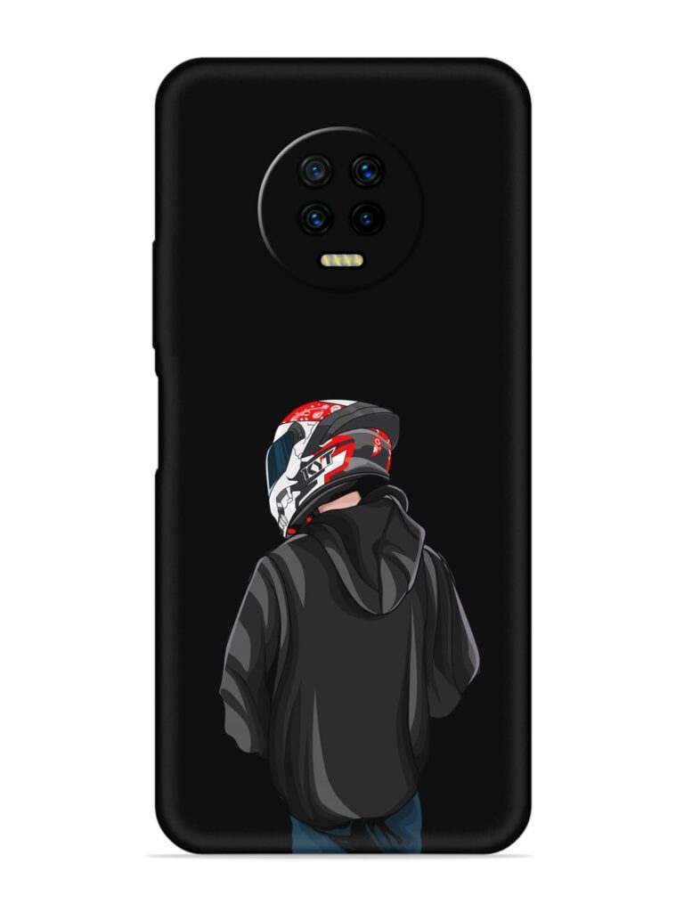 Motorcycle Rider Soft Silicone Case for Infinix Note 7 Zapvi