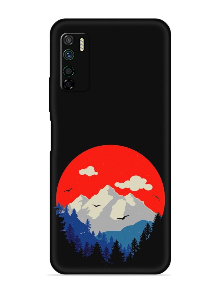 Mountain Abstract Soft Silicone Case for Infinix Note 7 Lite Zapvi