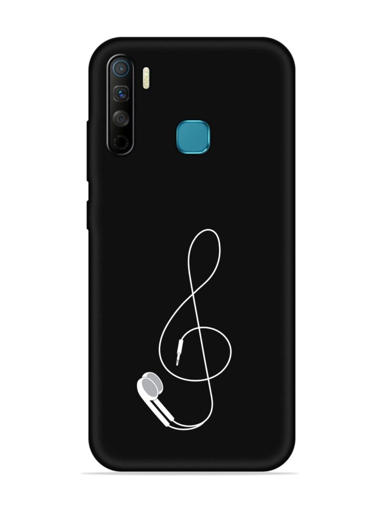 Music Earphone Vector Soft Silicone Case for Infinix S5 Lite Zapvi
