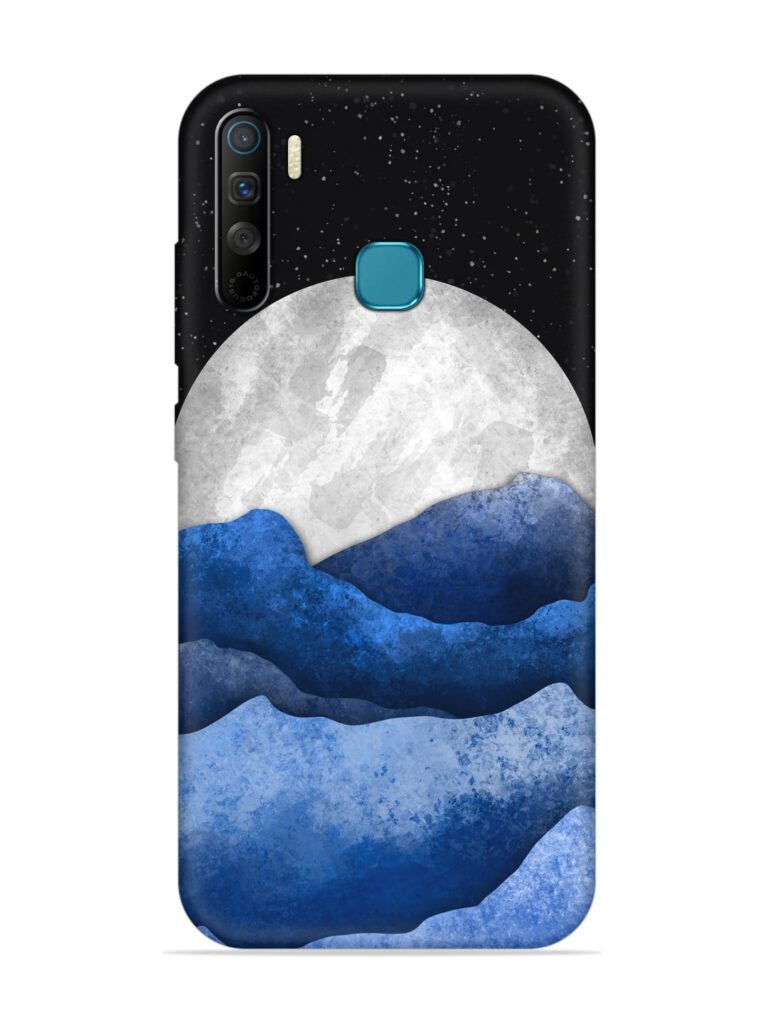 Full Moon Mountain Vector Soft Silicone Case for Infinix S5 Lite Zapvi