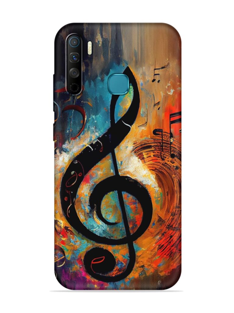 Music Notes Painting Soft Silicone Case for Infinix S5 Lite Zapvi