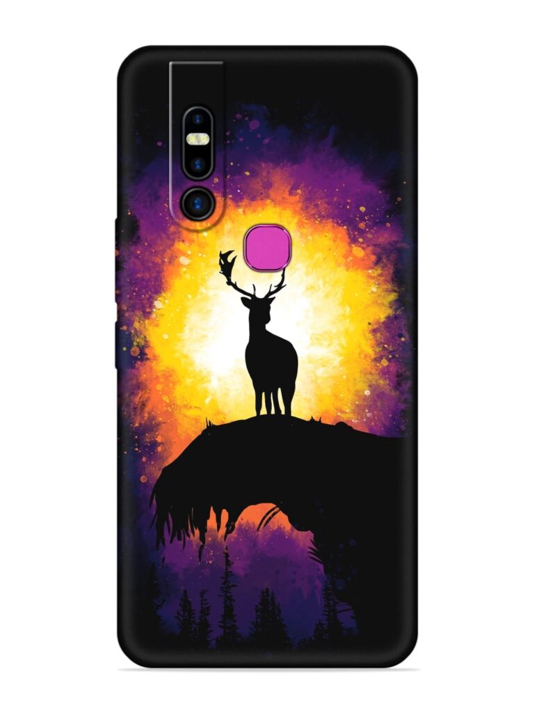 Elk Animal Art Soft Silicone Case for Infinix S5 Pro Zapvi