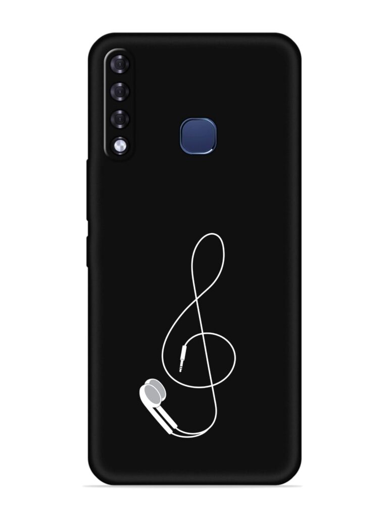 Music Earphone Vector Soft Silicone Case for Infinix Smart 3 Plus Zapvi