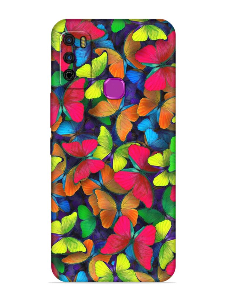 Colors Rainbow Pattern Soft Silicone Case for Infinix Smart 4 Zapvi