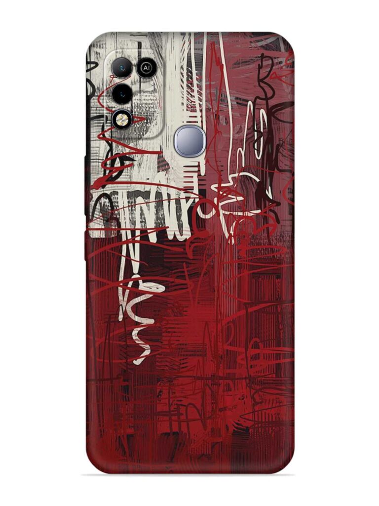 Abstract Background Art Soft Silicone Case for Infinix Smart 5 Zapvi