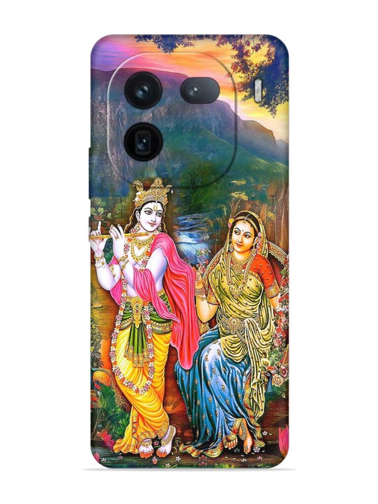 Radha Krishna Painting Soft Silicone Case for iQOO 12 (5G) Zapvi