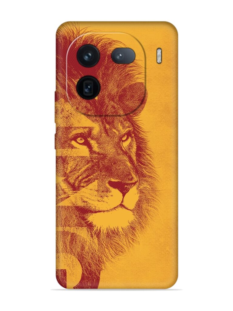 Gold Lion Crown Art Soft Silicone Case for iQOO 12 (5G) Zapvi