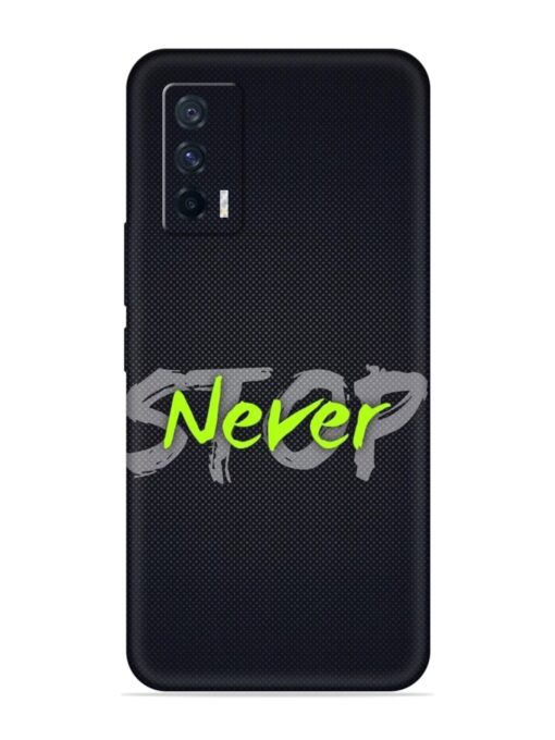 Never Stop Soft Silicone Case for iQOO 7 (5G) Zapvi