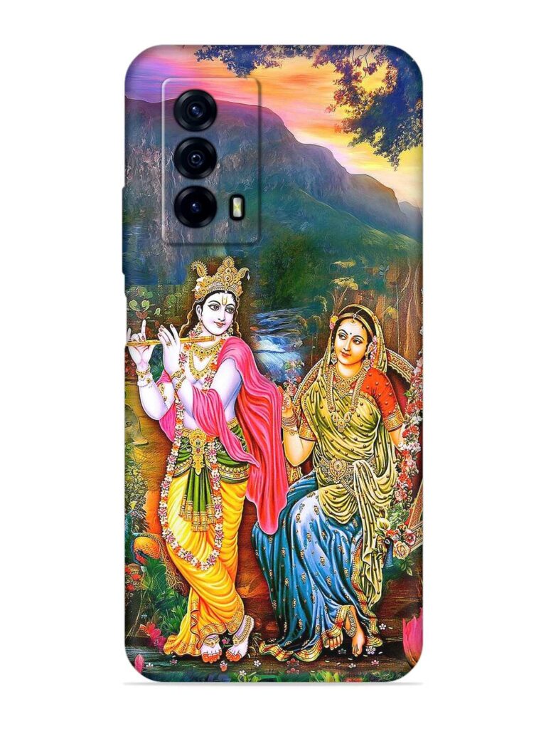 Radha Krishna Painting Soft Silicone Case for iQOO Z5 (5G) Zapvi