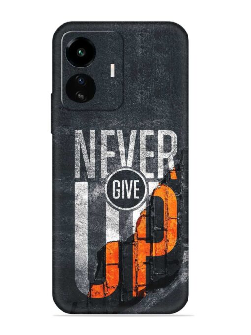 Never Give Up Soft Silicone Case for iQOO Z6 Lite Zapvi