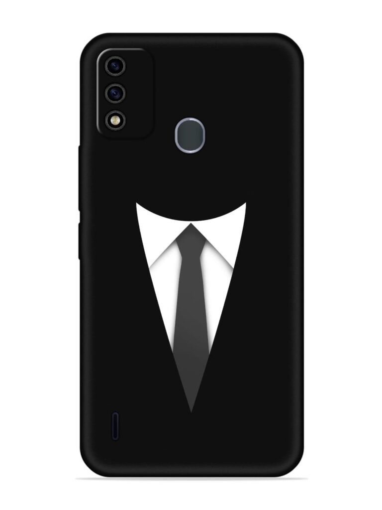 Dark Suit Soft Silicone Case for Itel A48 Zapvi