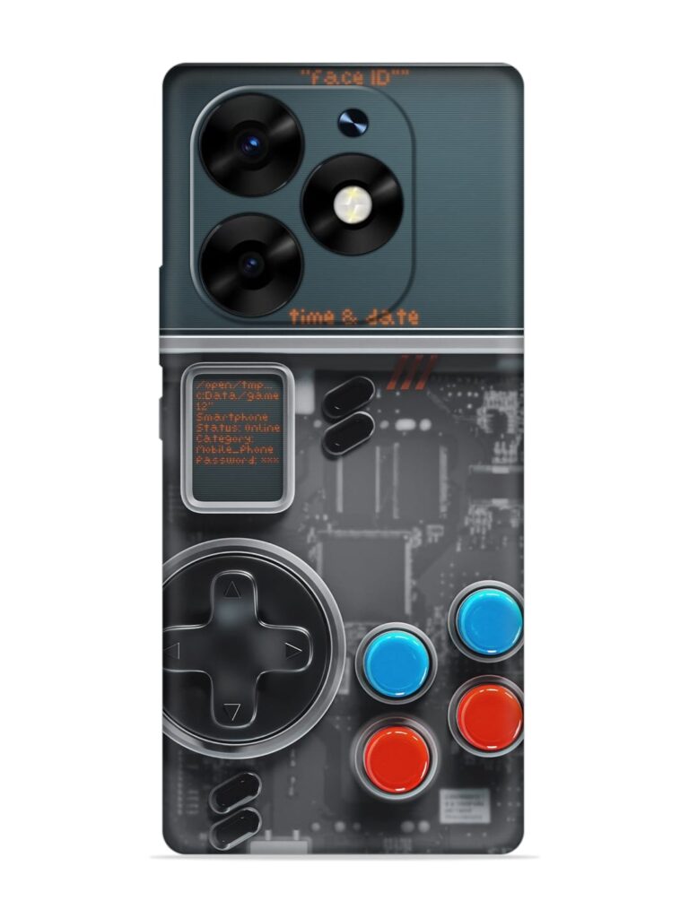 Retro Game Controller Soft Silicone Case for Itel S23 Plus Zapvi