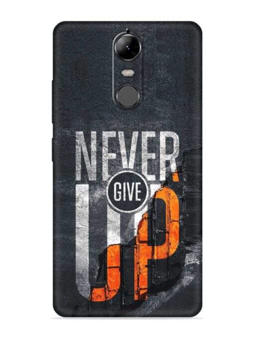 Never Give Up Soft Silicone Case for Lenovo K5 Note Zapvi