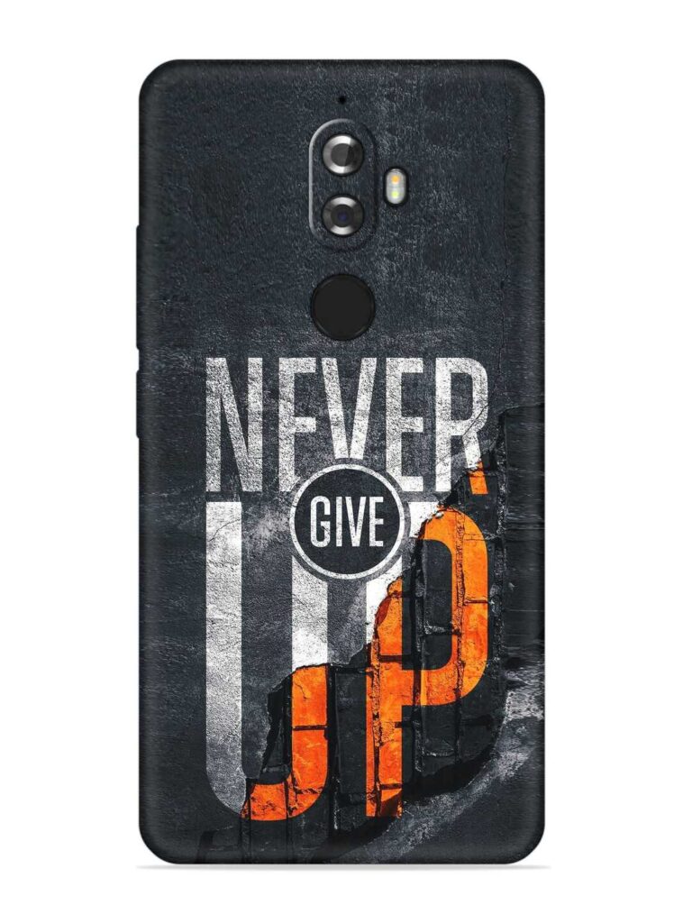 Never Give Up Soft Silicone Case for Lenovo K8 Plus Zapvi