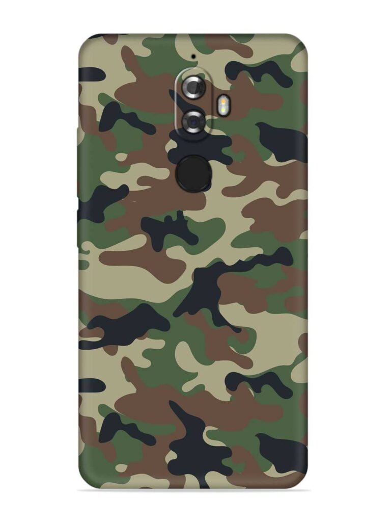 Army Military Camouflage Dark Green Soft Silicone Case for Lenovo K8 Plus Zapvi