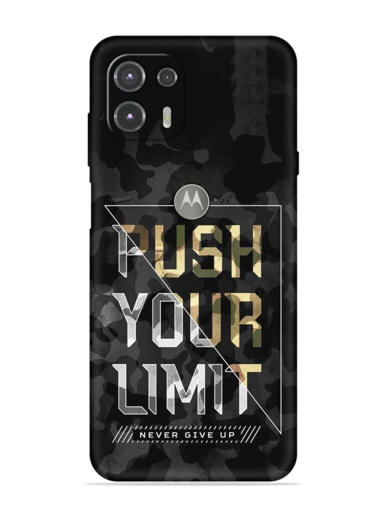 Push Your Limits Soft Silicone Case for Motorola Edge 20 Fusion Zapvi