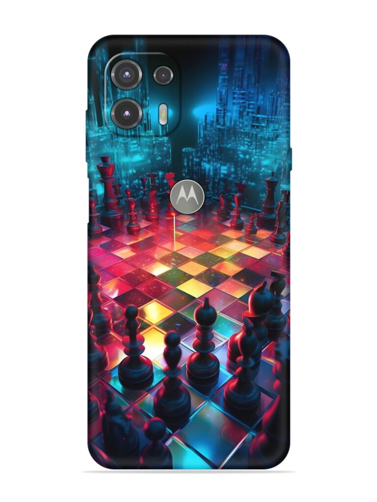 Chess Table Soft Silicone Case for Motorola Edge 20 Fusion Zapvi