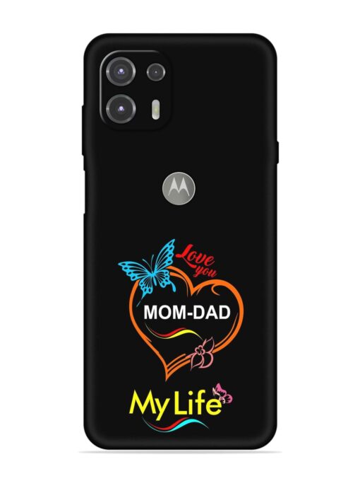 Love You Mom Dad Soft Silicone Case for Motorola Edge 20 Fusion Zapvi