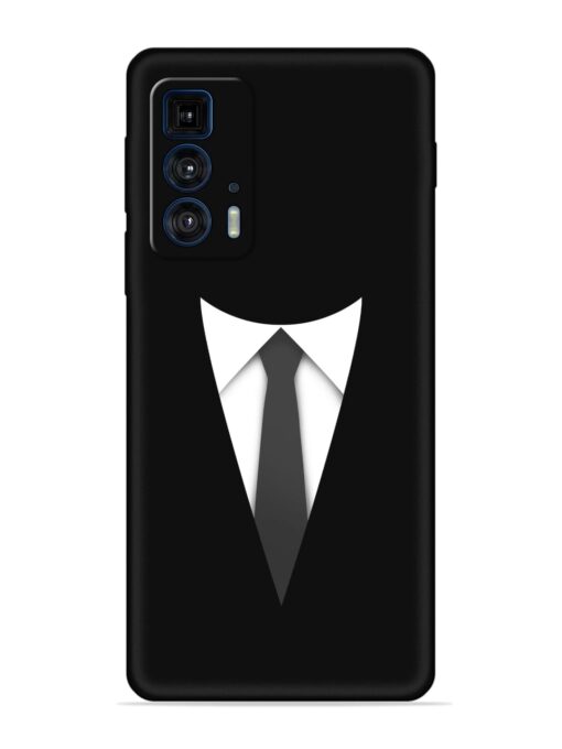 Dark Suit Soft Silicone Case for Motorola Edge 20 Pro Zapvi