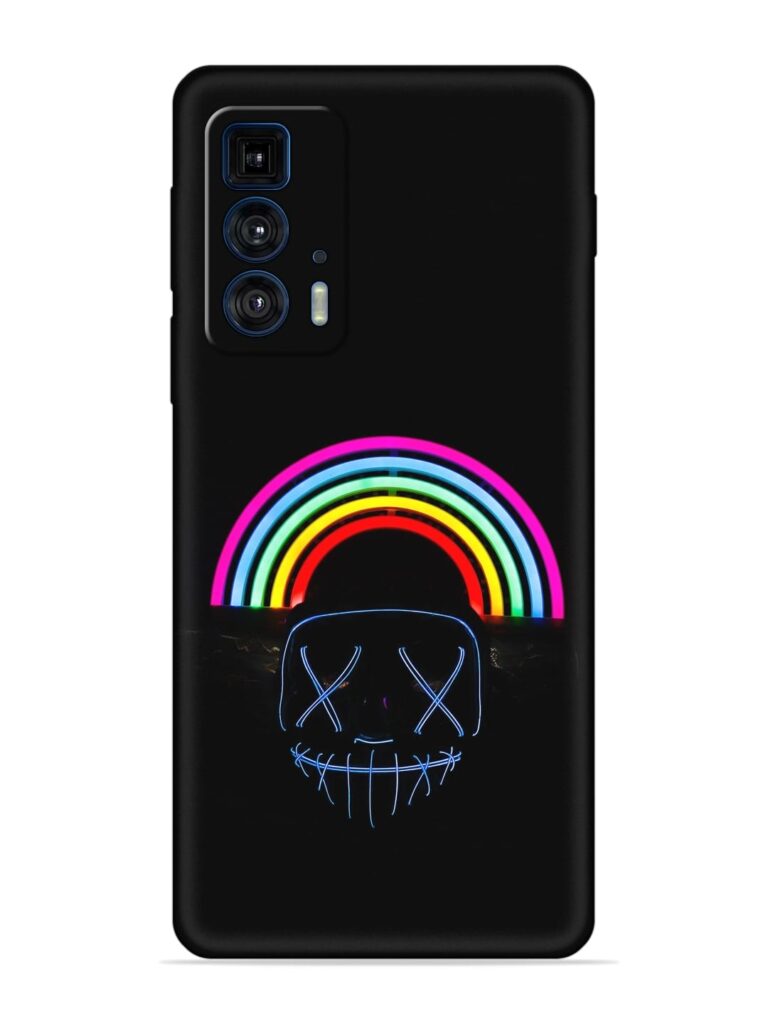 Mask Rainbow Soft Silicone Case for Motorola Edge 20 Pro Zapvi