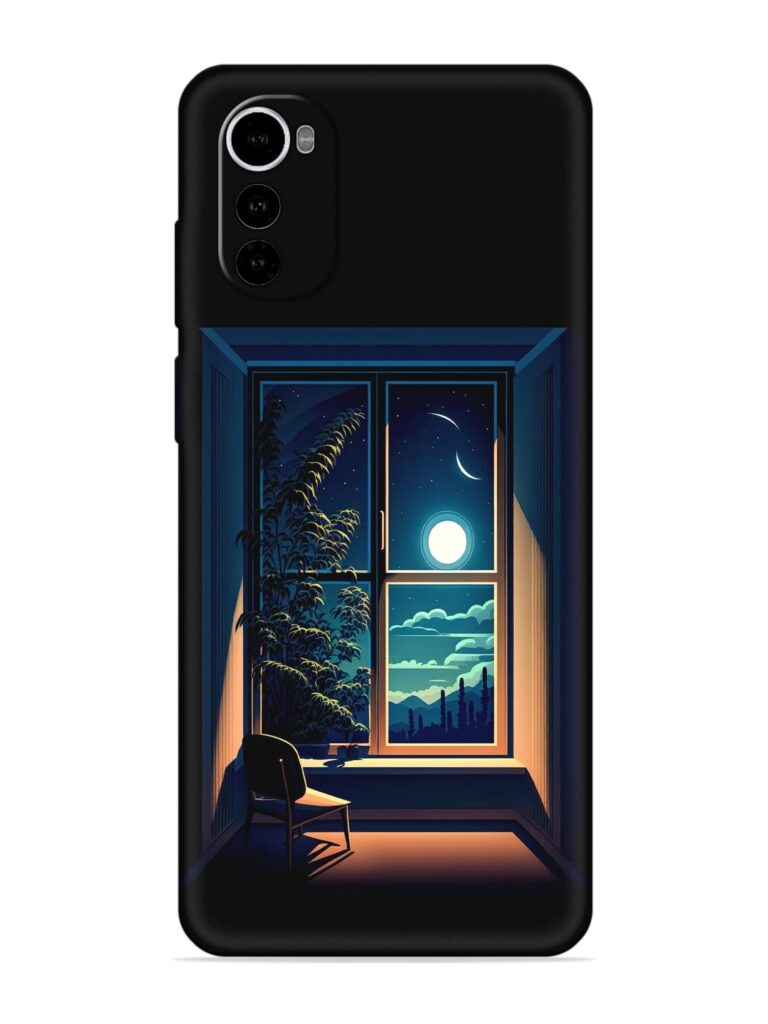 Night View At Window Soft Silicone Case for Motorola Moto E32s Zapvi