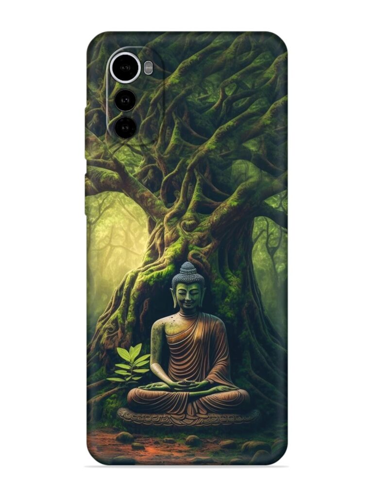 Ancient Buddha Soft Silicone Case for Motorola Moto E32s Zapvi