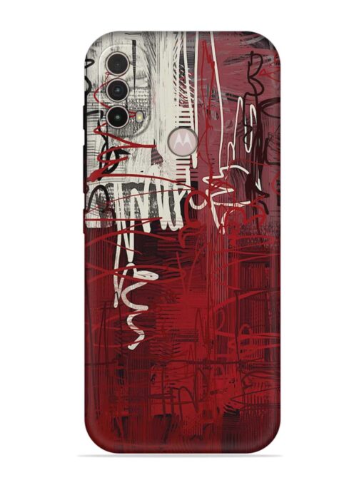 Abstract Background Art Soft Silicone Case for Motorola Moto E40 Zapvi