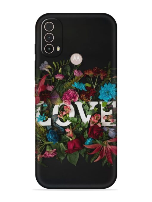 Lover Flower Art Soft Silicone Case for Motorola Moto E40 Zapvi