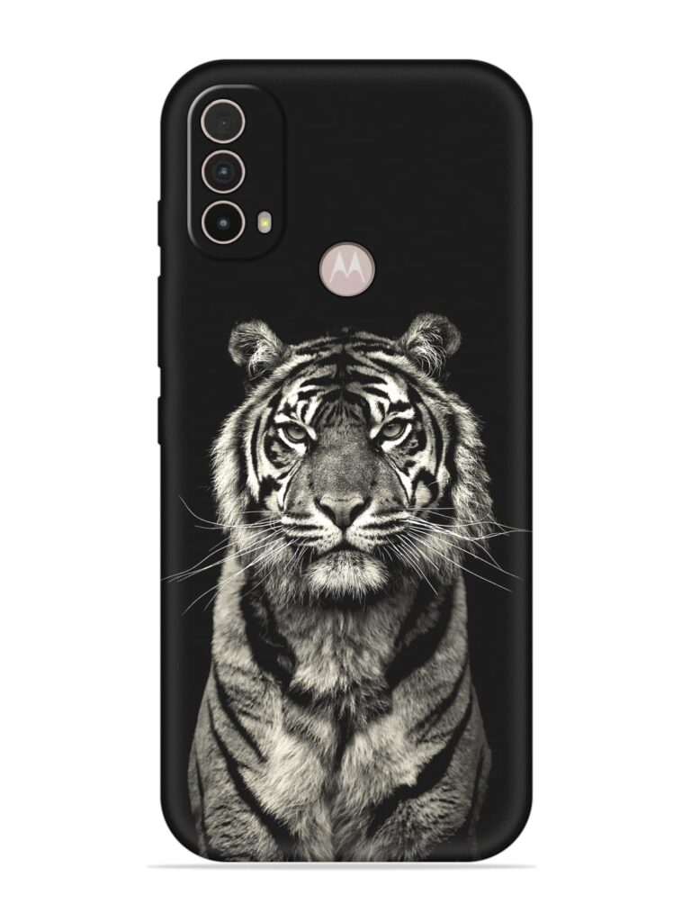 Tiger Art Soft Silicone Case for Motorola Moto E40 Zapvi