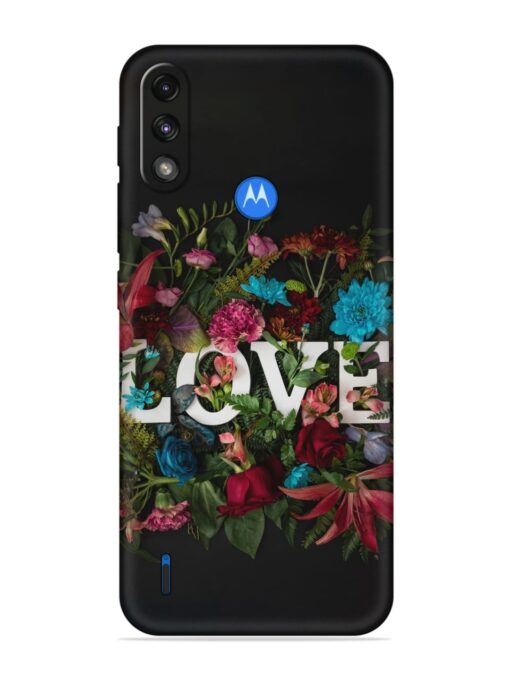 Lover Flower Art Soft Silicone Case for Motorola Moto E7 Power Zapvi