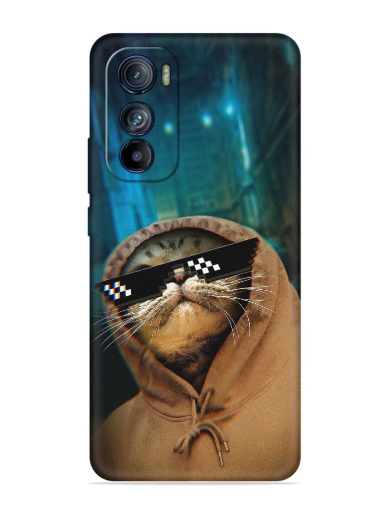 Thug Life Cat Soft Silicone Case for Motorola Moto Edge 30 Zapvi