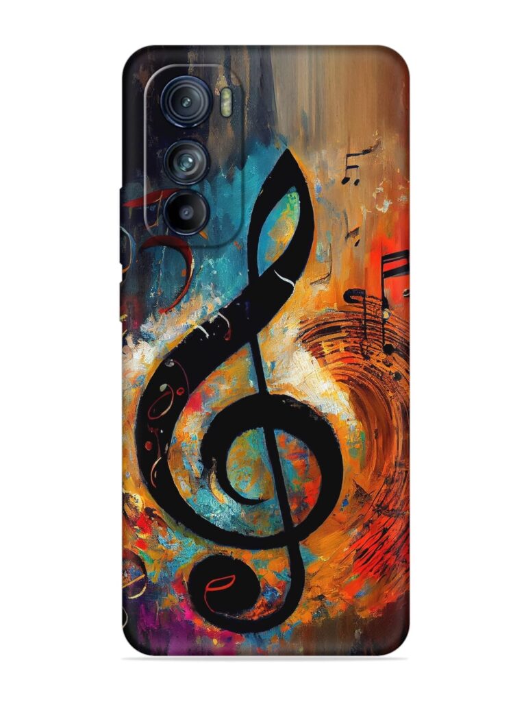 Music Notes Painting Soft Silicone Case for Motorola Moto Edge 30 Zapvi