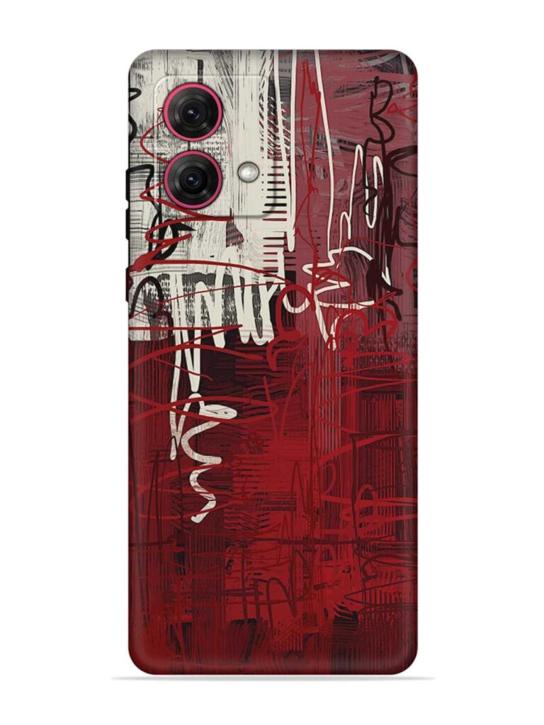Abstract Background Art Soft Silicone Case for Motorola Moto Edge 40 Neo Zapvi