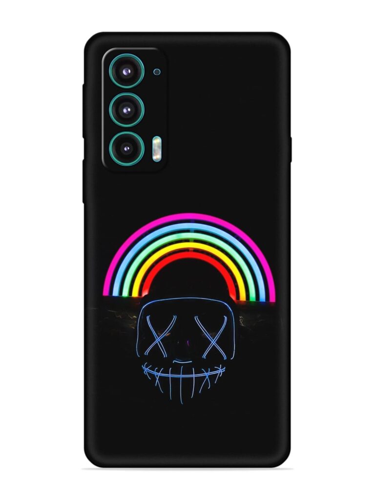 Mask Rainbow Soft Silicone Case for Motorola Moto Edge 5 Zapvi
