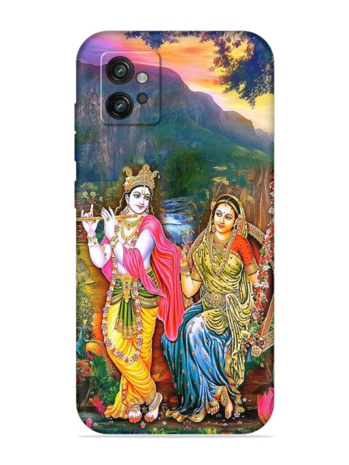 Radha Krishna Painting Soft Silicone Case for Motorola Moto G32 Zapvi