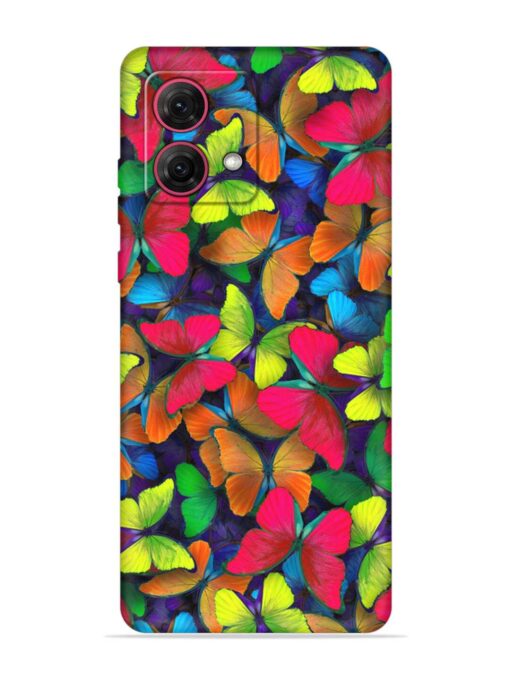 Colors Rainbow Pattern Soft Silicone Case for Motorola Moto G84 (5G) Zapvi