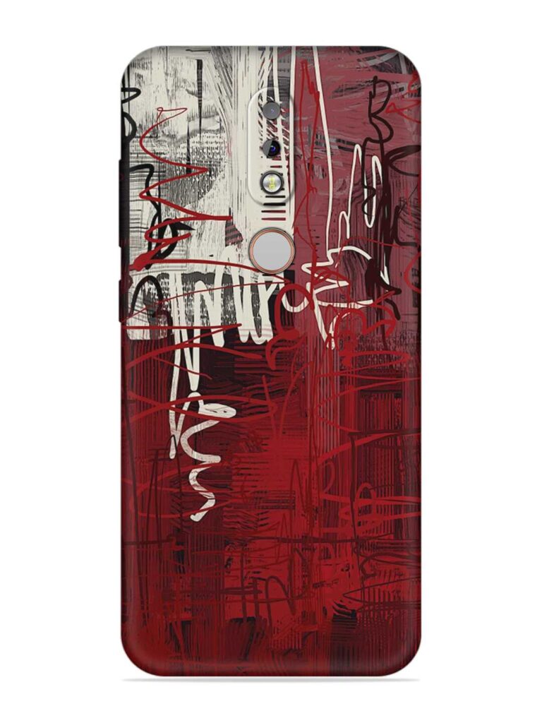 Abstract Background Art Soft Silicone Case for Nokia 5.1 Plus Zapvi